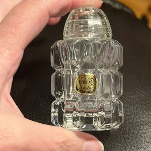 Vintage Bohemia Crystal Salt Shaker